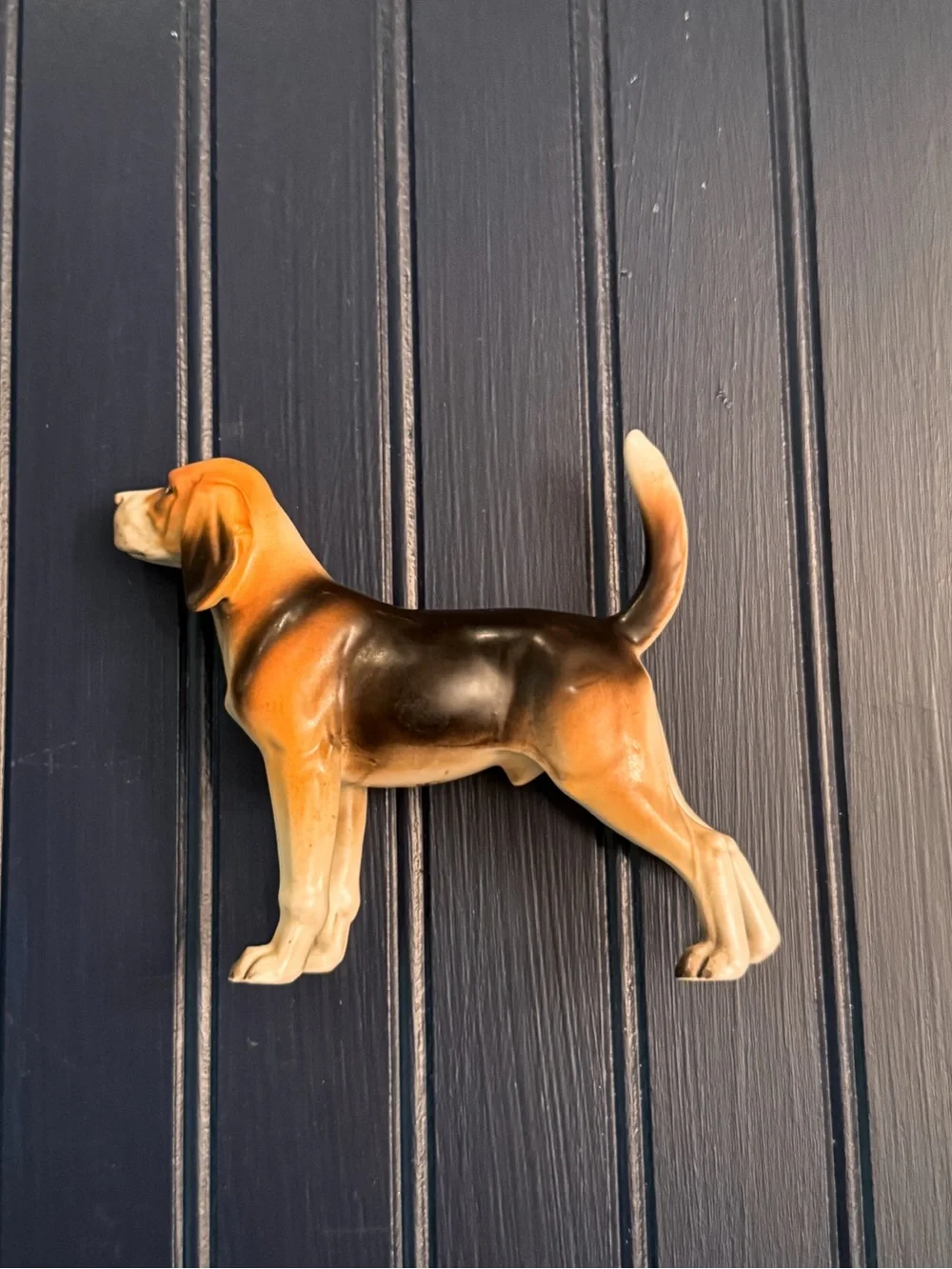 Vintage Lefton Beagle Figurine — Hand-Painted H80521
